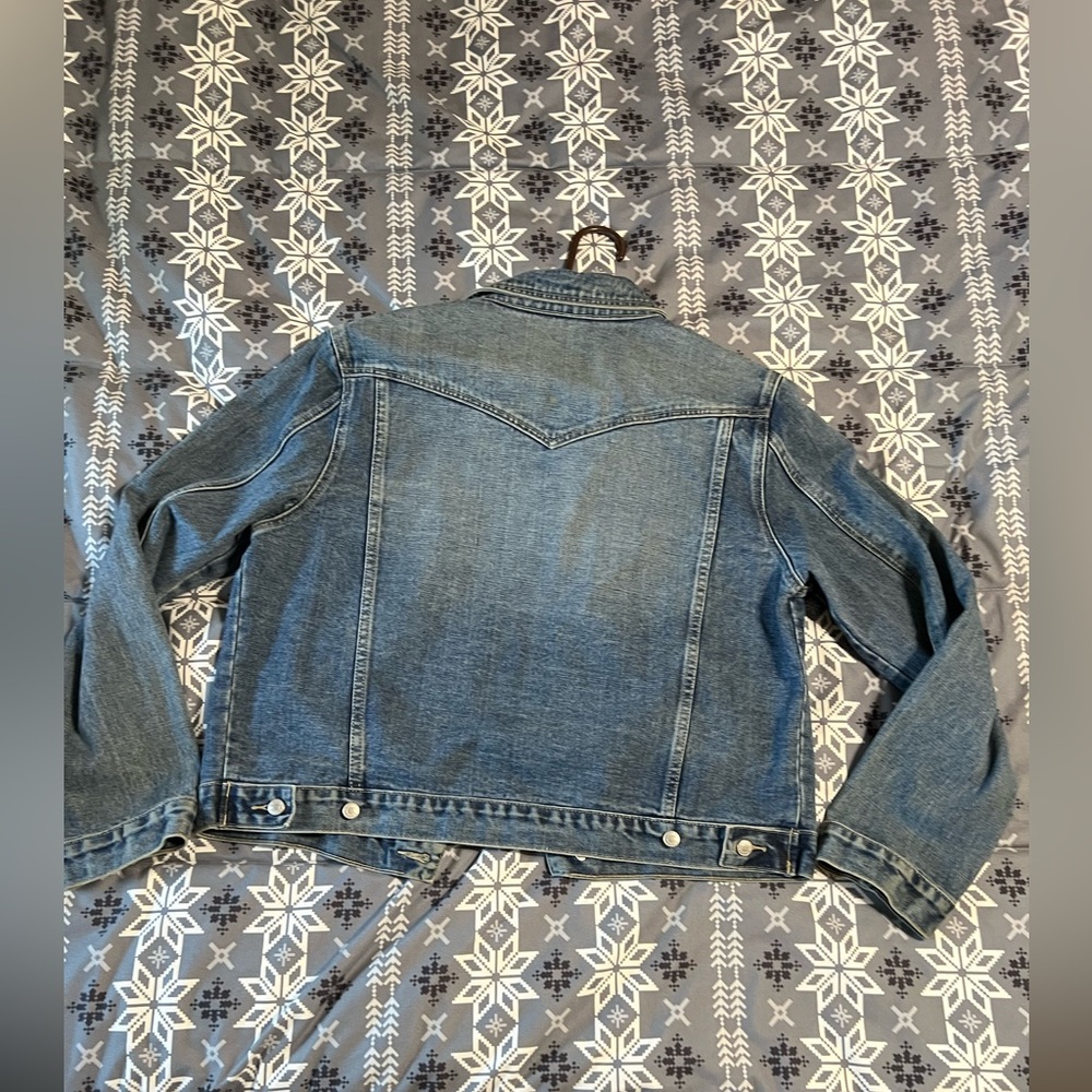 Boston Proper Blue Denim Jacket - Picture 4 of 4